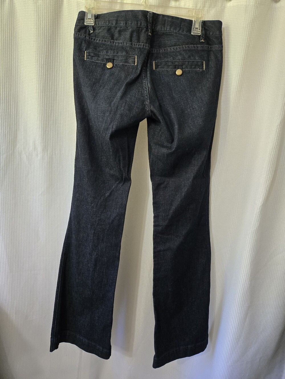 Classic Women's Dark Wash Flared Jeans - - Picture 7 of 7